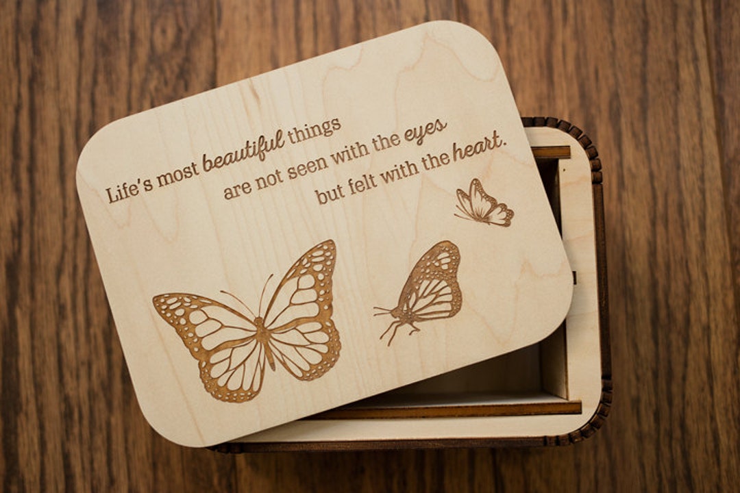 Laser Engraved Keepsake Box Etsy