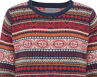 Fisherman Design-Fair Isle crew 0099-2731-F06