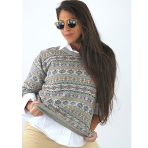 Country -Ladies-Fair Isle Crew 0092-2884-F20