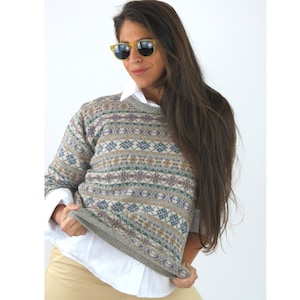 Country -Ladies-Fair Isle crew 0092-2884-F20