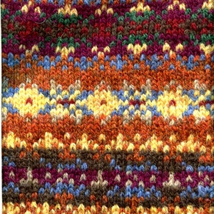 Country -Ladies-Fair Isle Crew 0092-2884-F34 Orange