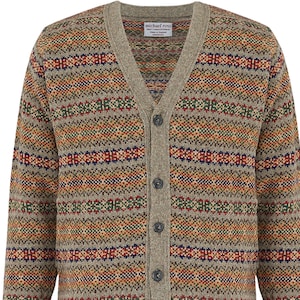 Harvest V cardigan for men-0001-2904-F18 Truffle