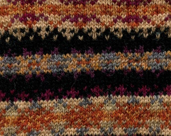 Country Design-Fair Isle crew 0090-2731-F31 Black