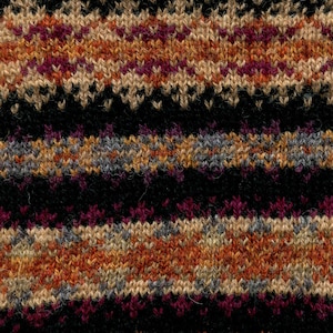 Country Fair Isle slip over 0090-2747-F31 BLACK