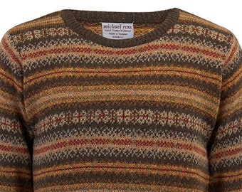 Harvest design Fair Isle crew-0001-2731-F117 Bracken