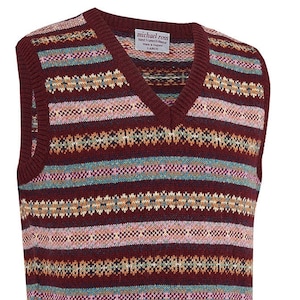Ernte Fair Isle Slip über 0001-2747-F132 Wine