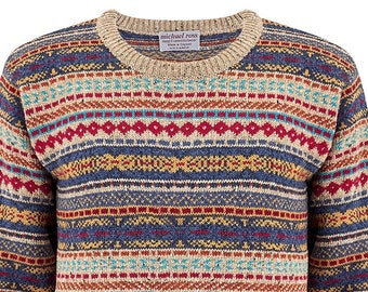 Fisherman Design-Fair Isle crew 0099-2731-F02