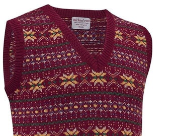 Combo Fair Isle 0007-2747-F02 WINE