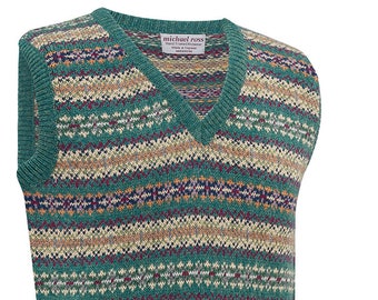 Harvest Fair Isle slip over-0001-2747-F97 King Fisher