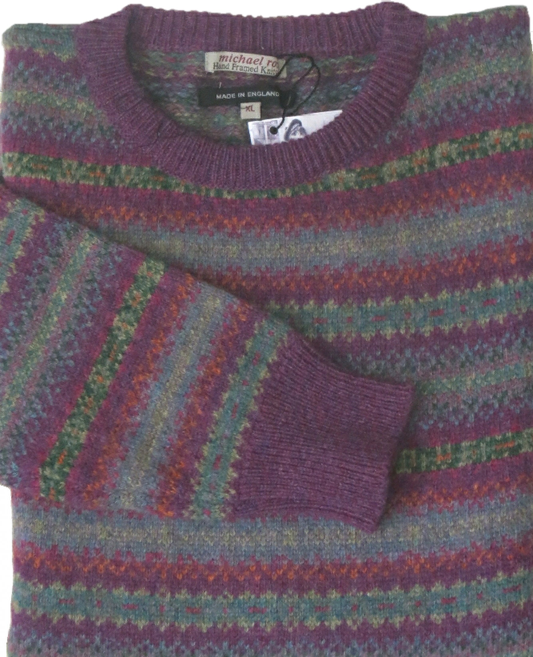 Image of Harvest Design Fair Isle Crew-0001-2731-F75 Parma