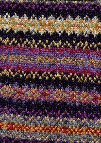 Image of Harvest Design Fair Isle Crew-2731-F17-Navy