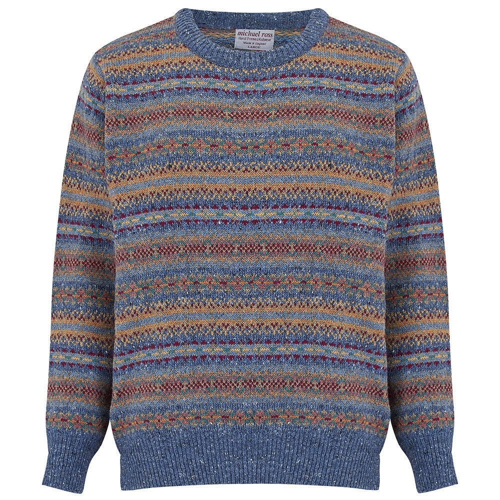 Image of Harvest Design-Fair Isle Crew 0001-2731-F101-Finn Donegal