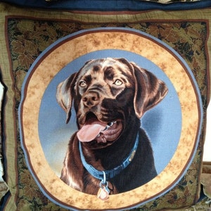 Kissenbezug Labrador 40x40 cm, Schmusekissen, Kuschelkissen, Kinder, Deko Kissen, Erwachsene, Kissen mit Motiven Bild 1