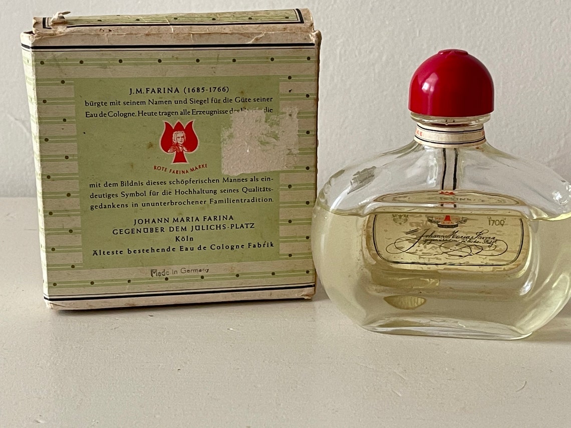 Vintage Johann Maria Farina Eau De Cologne Parfume Etsy