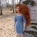 Dollhouse miniature dress for Heidi Ott doll
