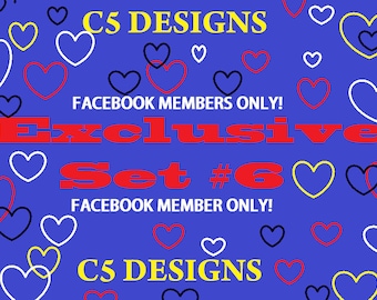 ITH Digital Embroidery Design - Exclusive Set #6 - Facebook Group Members ONLY