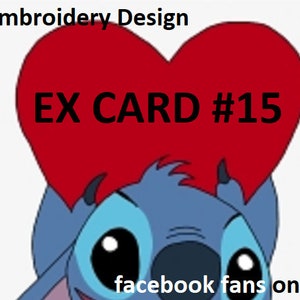 ITH Digital Embroidery Design - EX CARD #15 - 4X4 Hoops and Larger - Digital Instant Download - Valentines Day