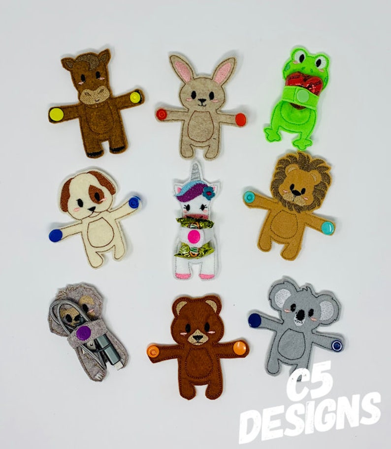 ITH Digital Embroidery Design Hugger Bundle 1 4X4 Hoop Etsy Australia