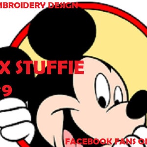 ITH Digital Embroidery Design - EX Stuffie #9 - 4X4 Hoop and Larger - Digital Instant Download - Comes in Many Formats