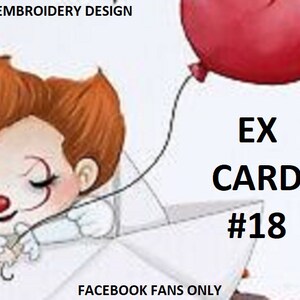 ITH デジタル刺繍デザイン - EX カード #18 - 4X4 フープ以上 - デジタルインスタントダウンロード - バレンタインデー