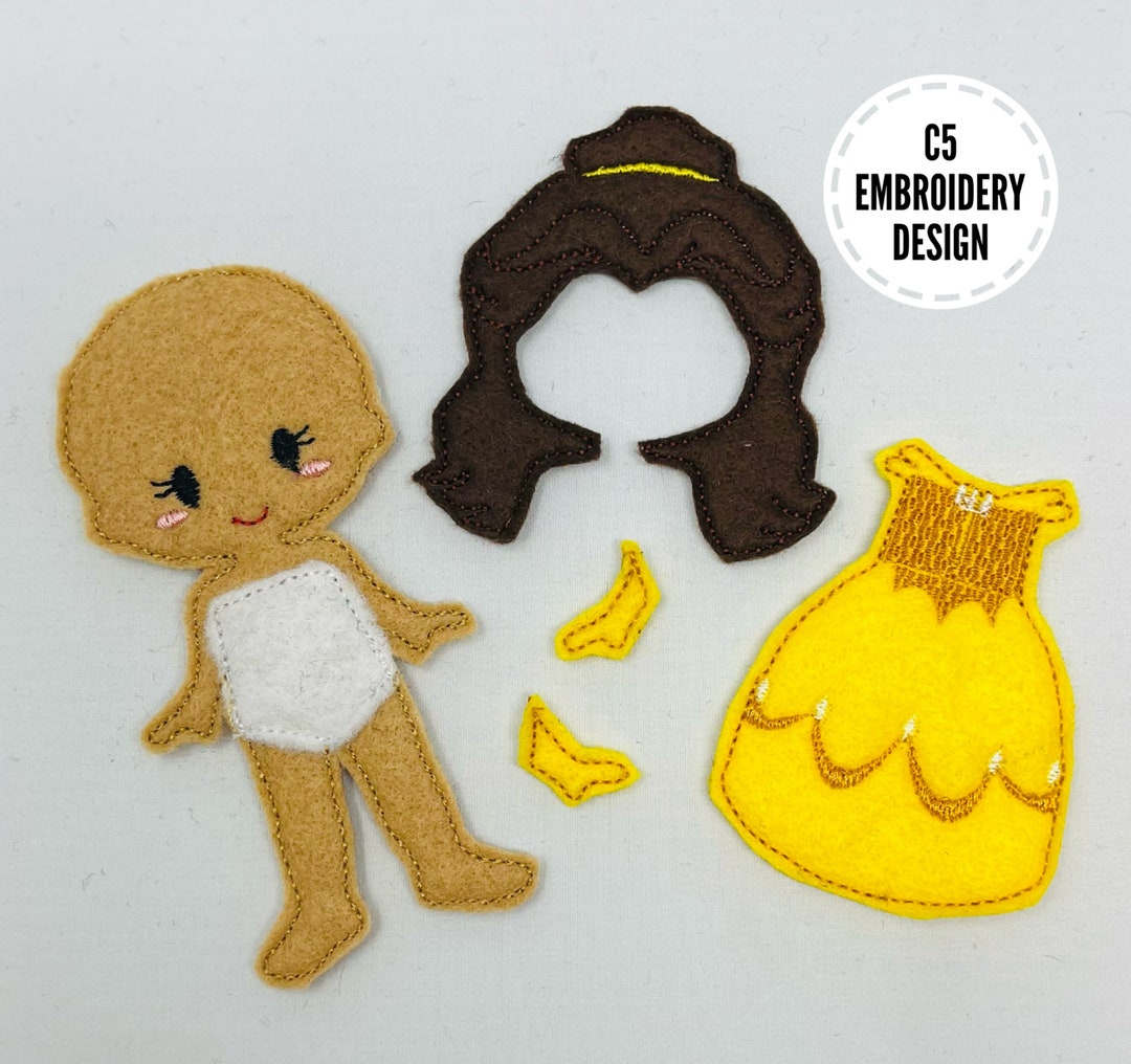 4X4 HOOP ONLY ITH Digital Embroidery Design 4X4 Felt Dress - Etsy