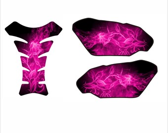 Fire Angel Yellow Motorcycle Sportbike Gel Gas tank pad tankpad protector Decal Fire Angel Yellow Motorcycle Sportbike Gel Gas tank pad tankpad protector Decal