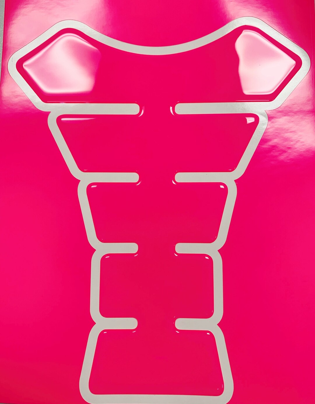 Motorcycle Tank Pad Protector Neon Fluorescent Hot Pink for Etsy