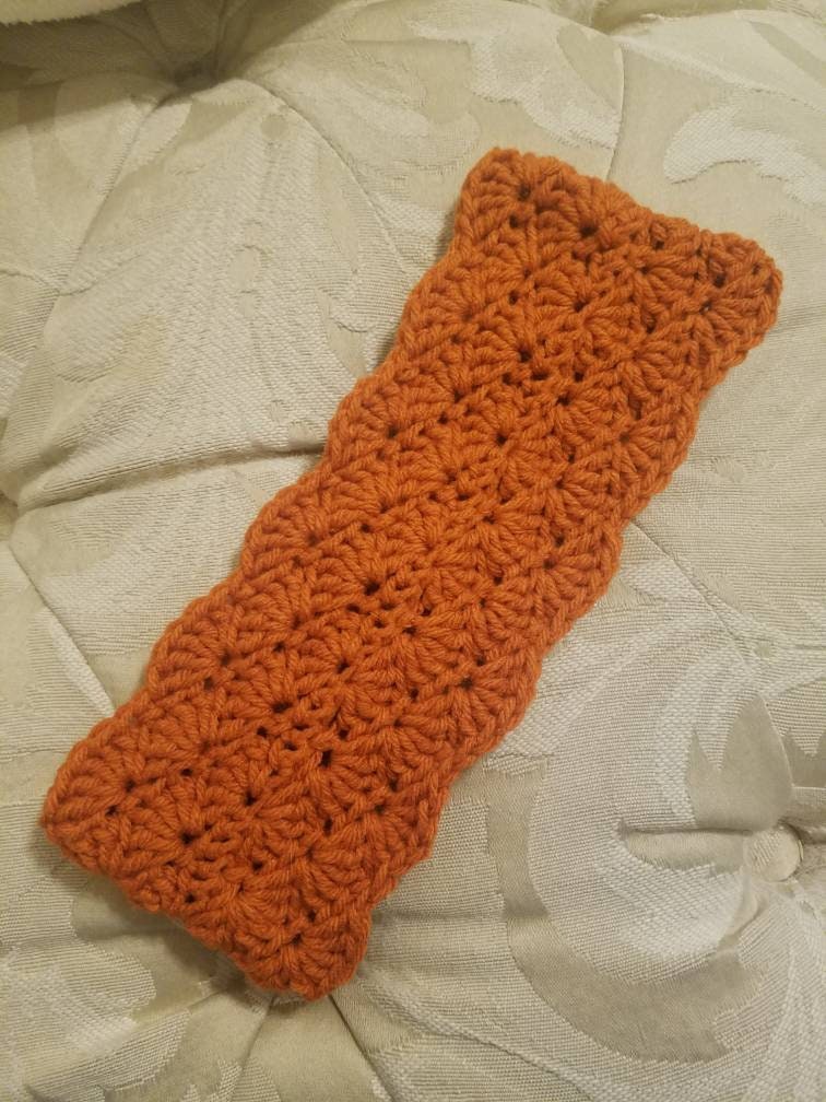 Crocheted Ear Warmer Headband / crochet / outerwear / head wear / headband / crochet / decorative / cold weather / for her - Thumbnail 7