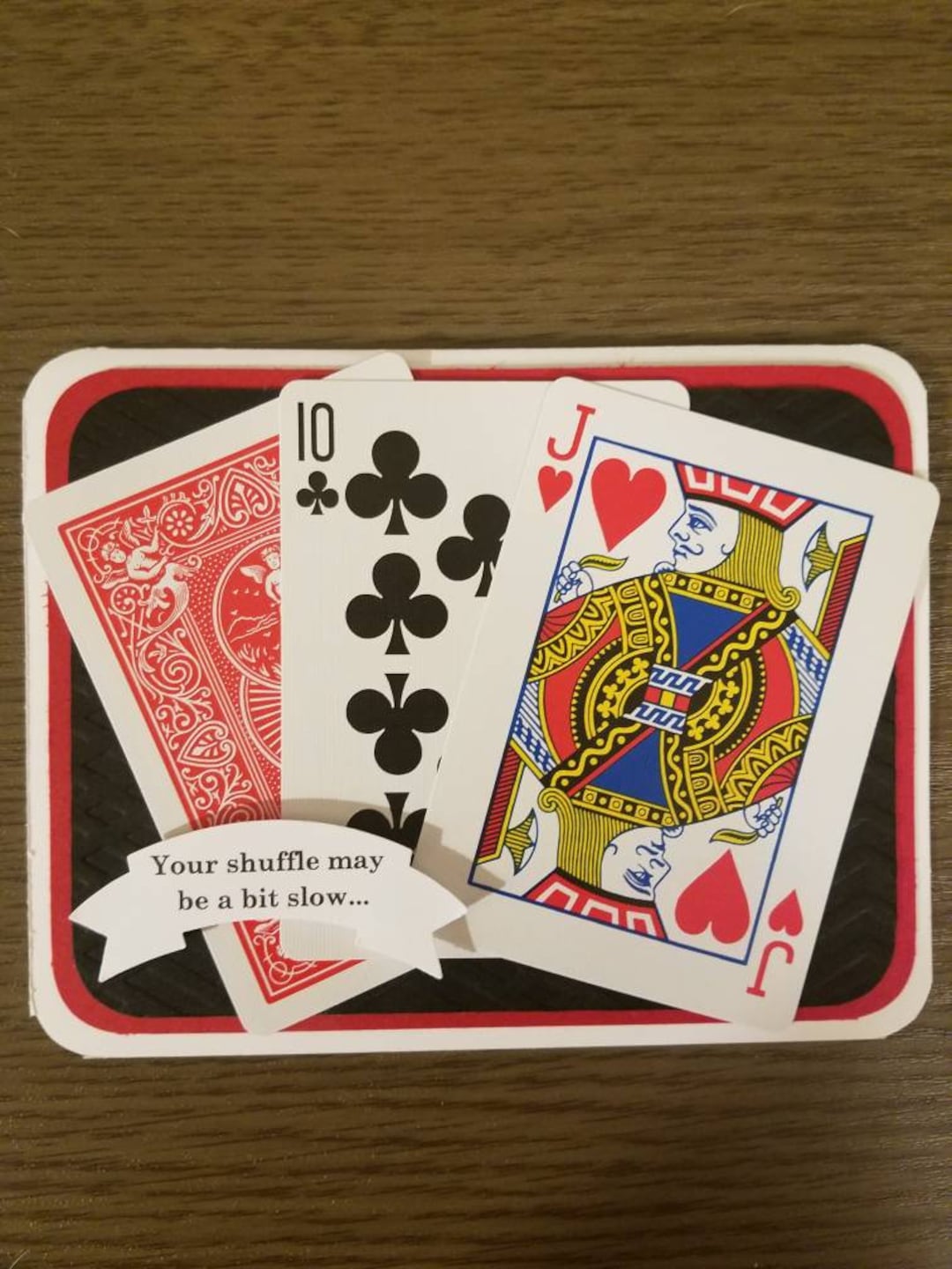 Playing Card / Birthday Card / Ace / Deck of Cards / Red / Black