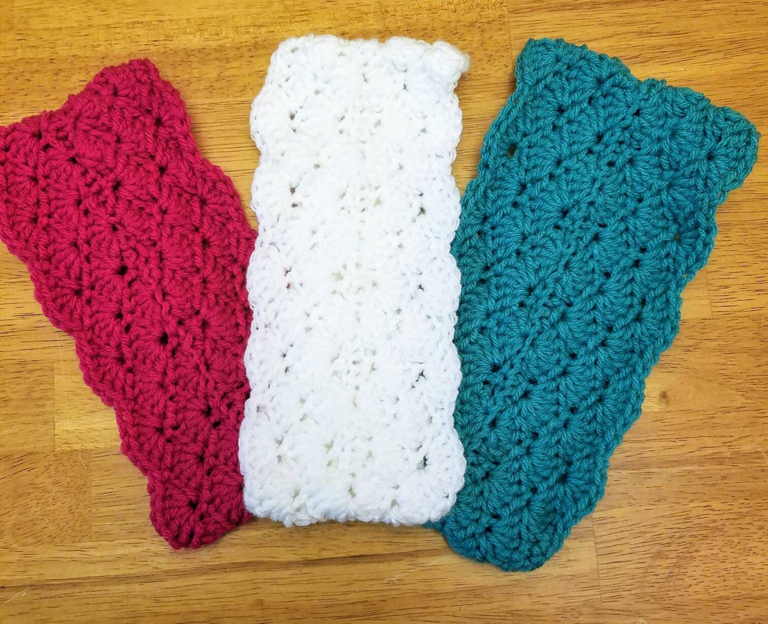 Crocheted Ear Warmer Headband / crochet / outerwear / head wear / headband / crochet / decorative / cold weather / for her