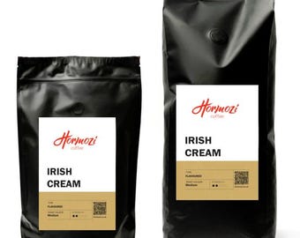 Premium Irish Cream Flavoured Coffee Beans / Ground Sugar-free Vegan Gluten-free FRESH UK Made to order UK Made - Various flavours Available