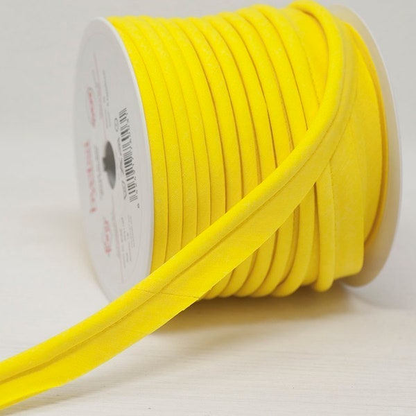 18mm Wide Yellow Flanged Piping Trim, Piping Cord