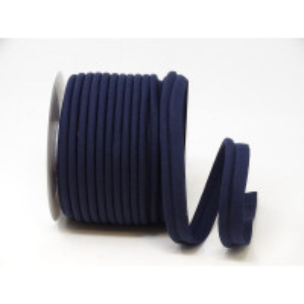 18mm Wide Navy Flanged Piping Trim, Piping Cord