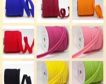 Roll of 18mm Wide Flanged Piping Trim, Piping Cord, Various Colours