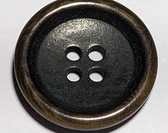 15mm and 23mm Dark Brown Corozo Eco Buttons