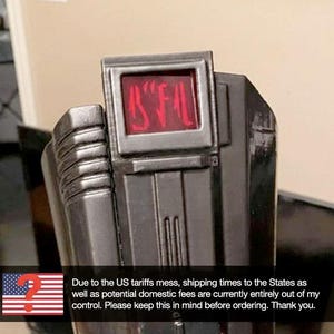 Star Wars Mandalorian &quot;Mandoputer&quot; computer - animated budget version! No electronics needed!
