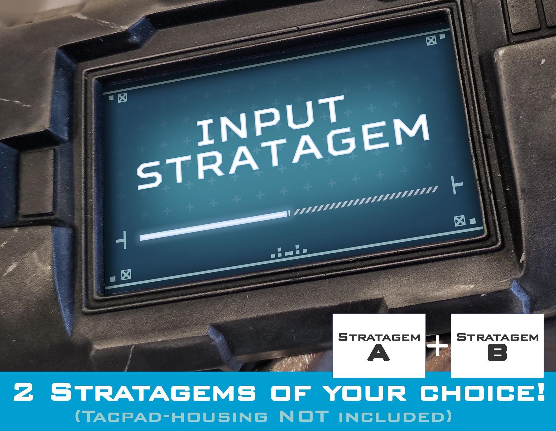 Hellpad Hellpad animated arm-display screen for your tac-pad, showing 2 ...