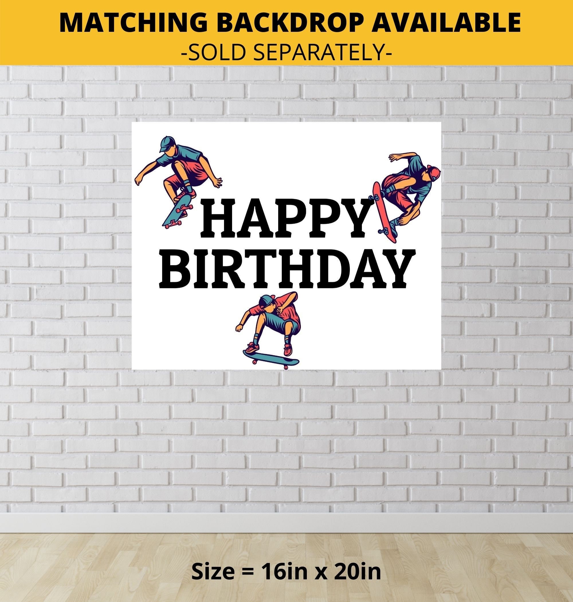 Skateboarding Skater Cupcake Toppers Gift Tags (Download Now) - Etsy