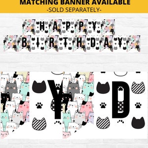 Cat Pet Puuurfect Cupcake Toppers Printable Digital Instant Download Cat Pet Puuurfect Birthday Party Supplies decorations image 6