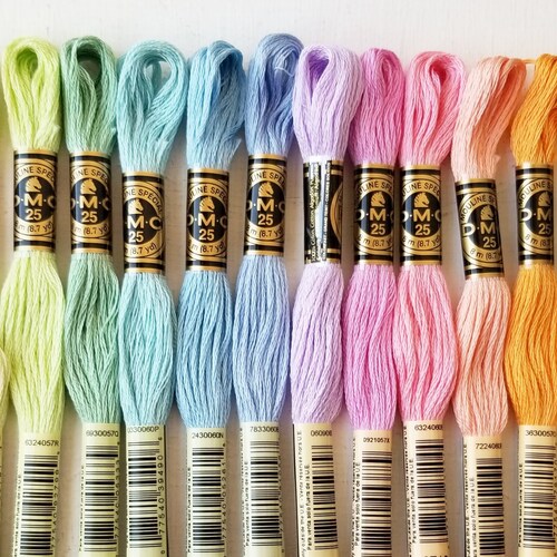 Lecien Cosmo Floss Bundle Cross Stitch Floss Sixstranded Etsy