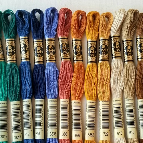 Lecien Cosmo Floss Bundle Cross Stitch Floss Sixstranded Etsy