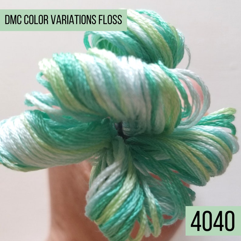 DMC Color Variations Cotton Embroidery Floss: 4000 Through 4040. Single ...