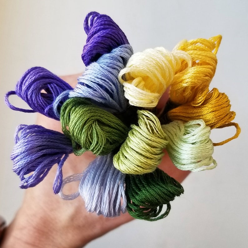 DMC 6stranded Cotton Embroidery Floss Bulk Thread Bundle Etsy