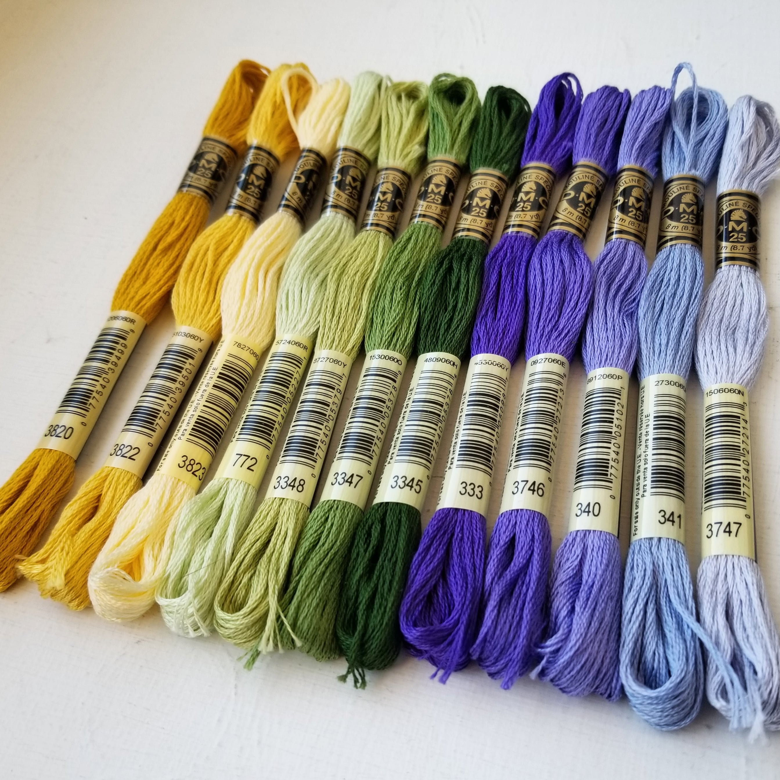 VINTAGE VIBES Embroidery Floss Set Pack of 10 DMC 6 Strand Embroidery  Thread, Beginner Embroidery Diy Craft Kit for Adults, Cross Stitch 