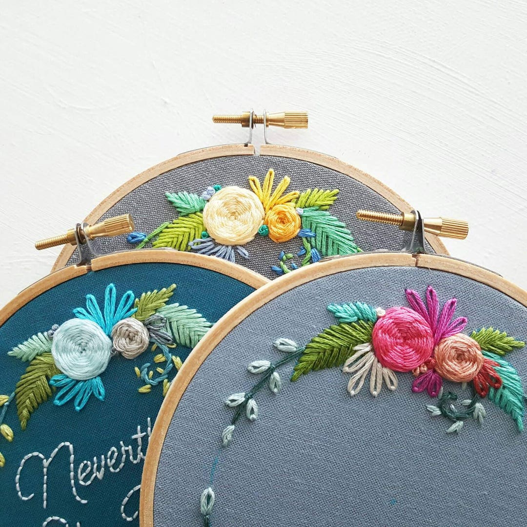 21 Hand Embroidery Patterns for Beginners - The Hobby Mom
