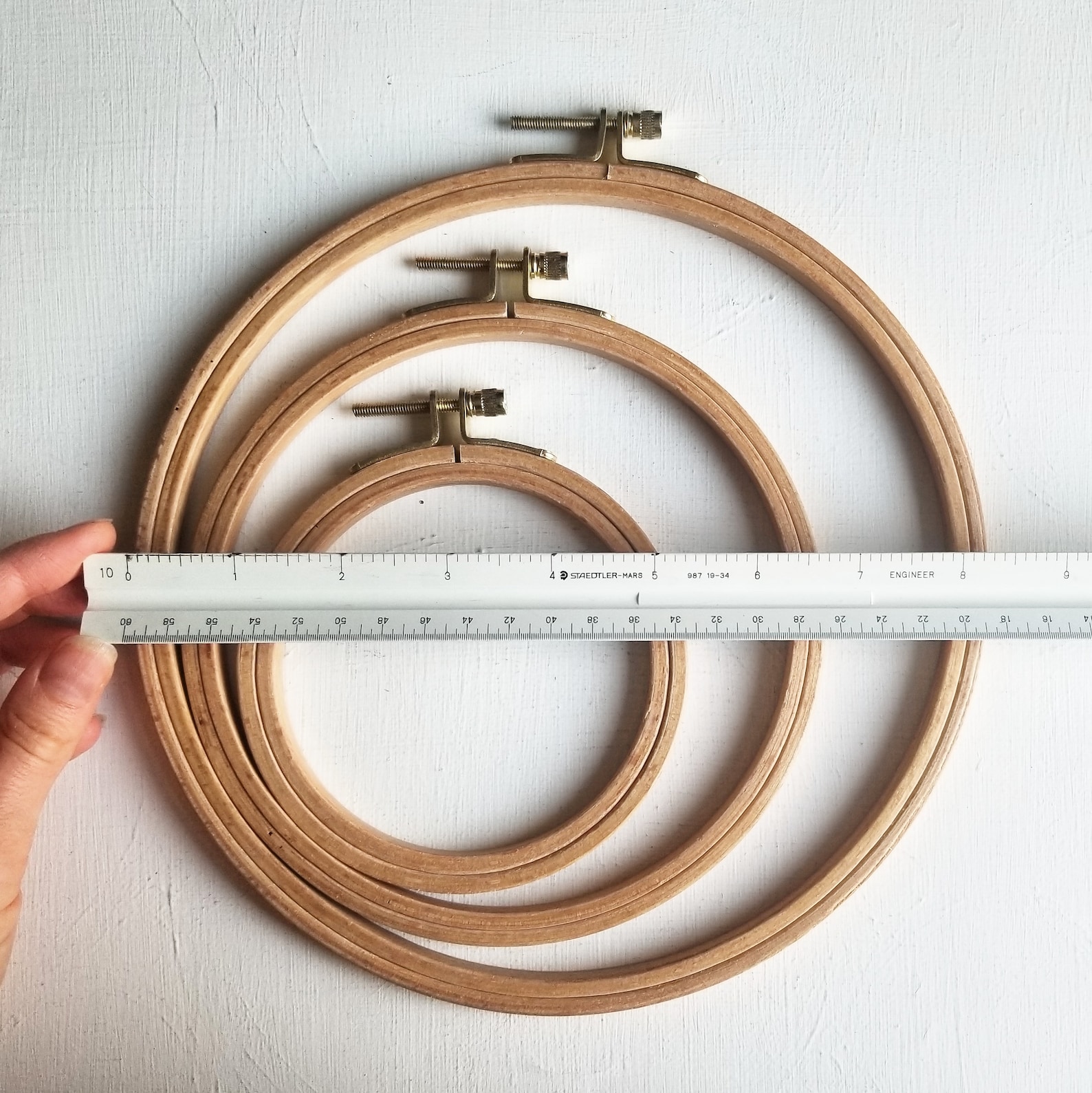 Wood embroidery hoop for needlework and cross stitch hoop for Etsy