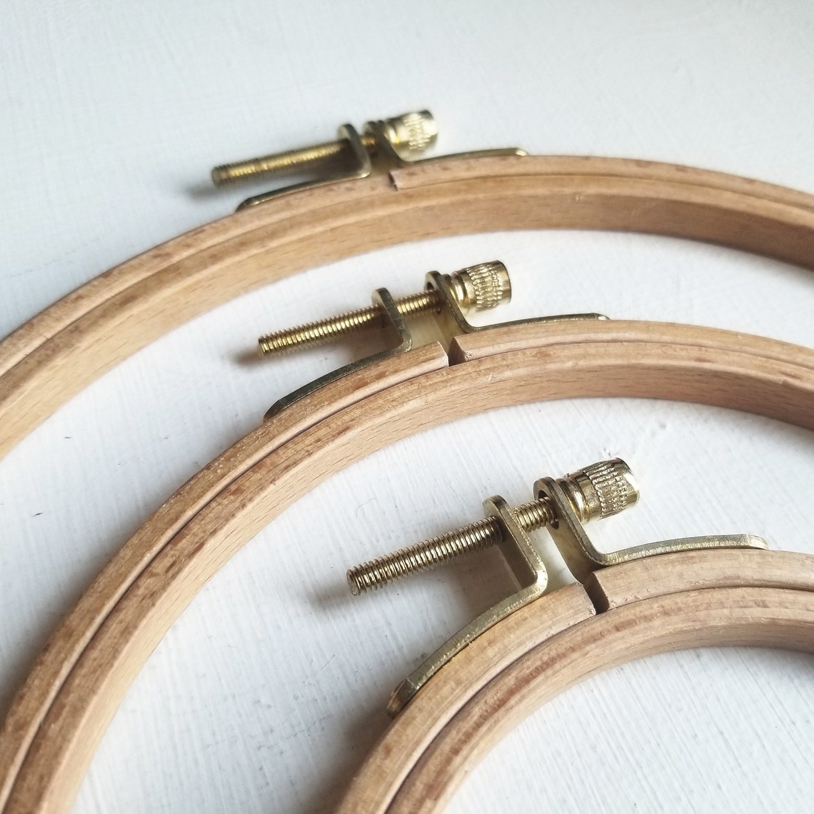 Wood embroidery hoop for needlework and cross stitch hoop for Etsy