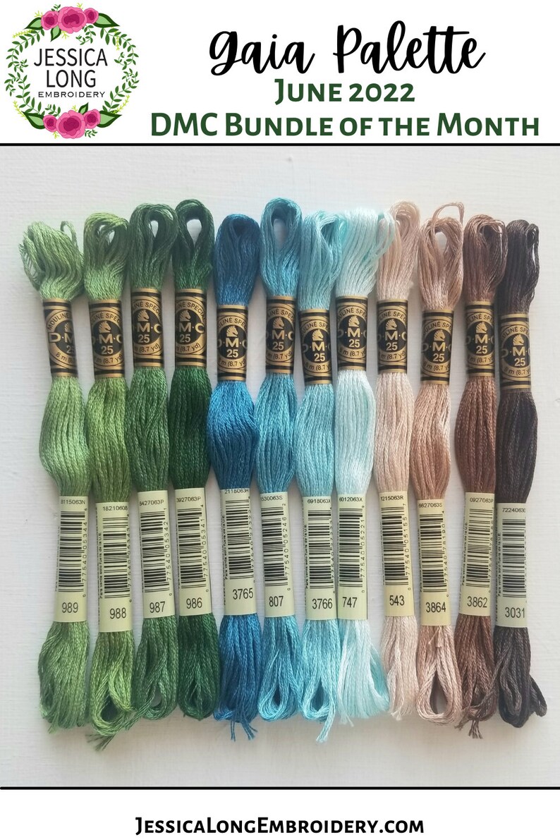 DMC 6stranded Cotton Embroidery Floss Bulk Thread Bundle Etsy