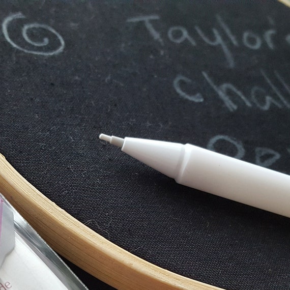 Tailor's Chalk Pencil for Fabric, Erasable White Transfer Pencils