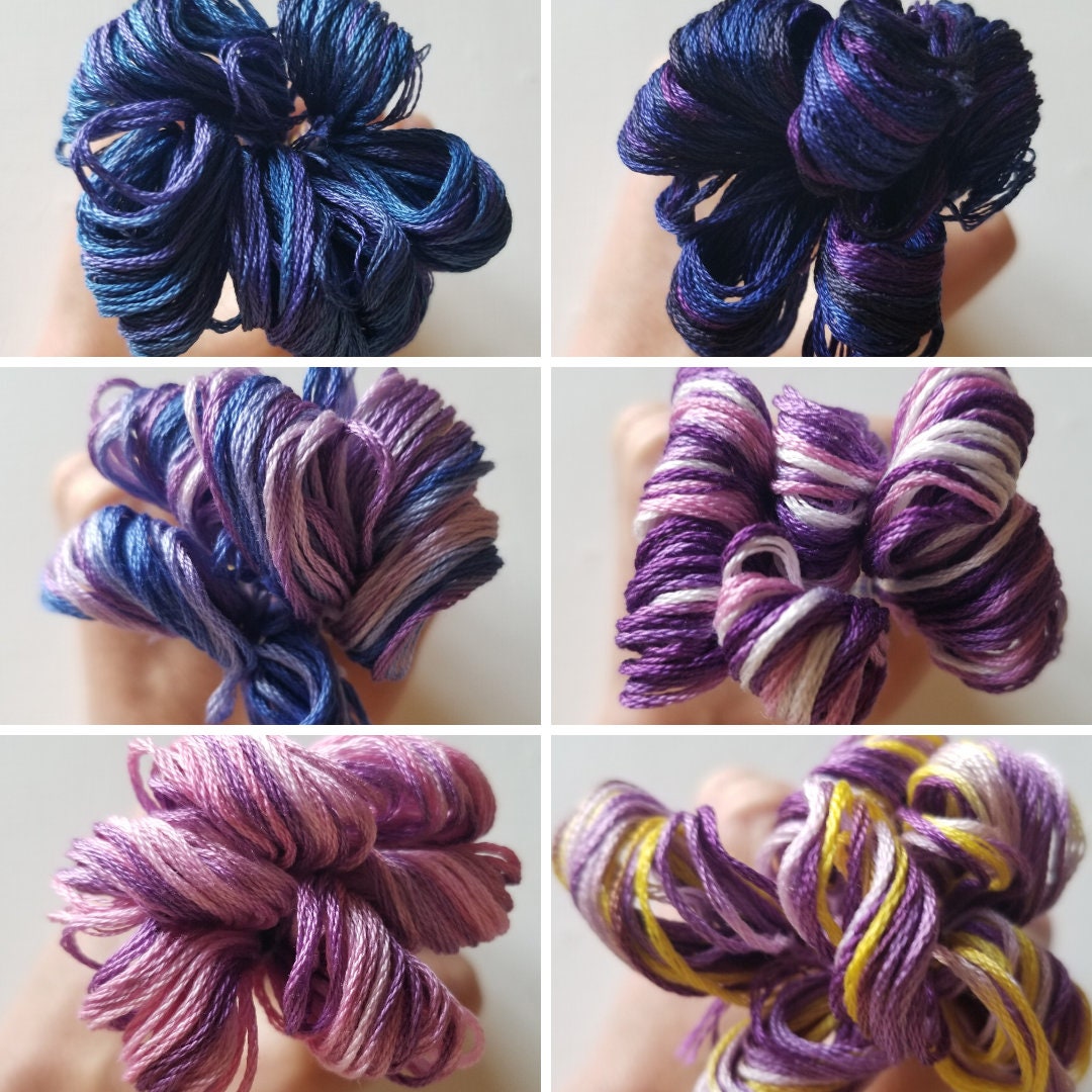 DMC Color Variations Cotton Embroidery Floss: 4240 Through 4265. Single ...